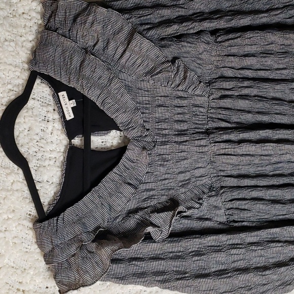 Moon river women’s gingham mini dress with long sleeves small - Picture 3 of 12